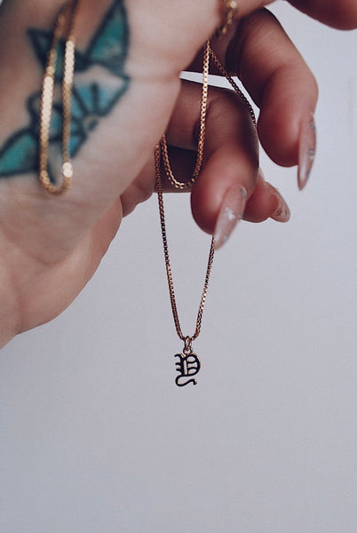 Old English Necklace
